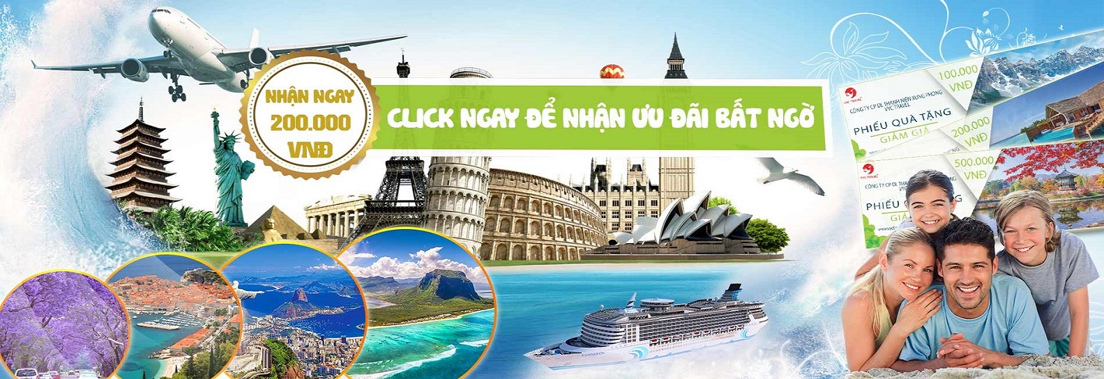 Khuyến mại Tour Quốc Tế